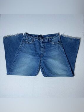 Abercrombie & Fitch Authentic Rigid Denim Baggy Blue Jeans Men’s Size 36x32